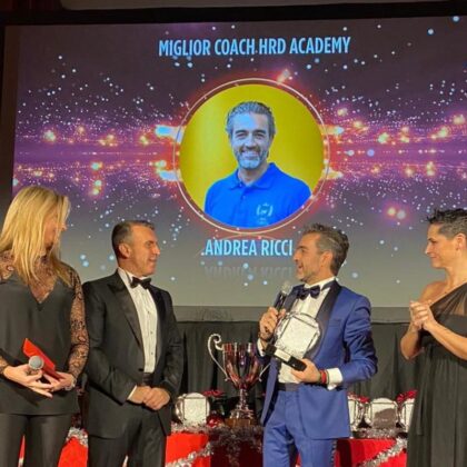 Andrea Ricci eletto “Miglior Coach del 2019 dell’HRD Academy” della Roberto Re Leadership School
